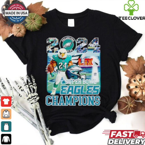 2024 Super Bowl LIX Eagles Champions mascot shirt