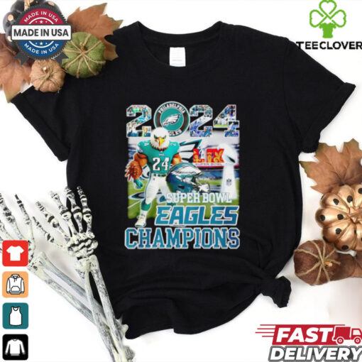 2024 Super Bowl Lix Eagles Champions mascot shirt