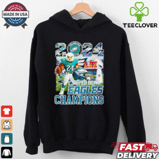 2024 Super Bowl Lix Eagles Champions mascot shirt