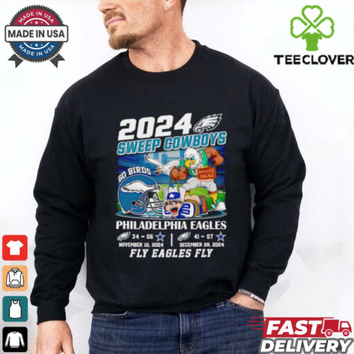 2024 Sweep Cowboys Philadelphia Eagles mascot shirt