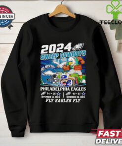 2024 Sweep Cowboys Philadelphia Eagles mascot shirt