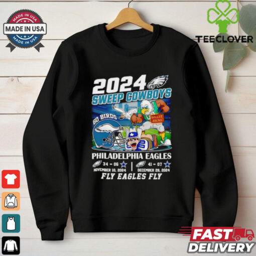 2024 Sweep Cowboys Philadelphia Eagles mascot shirt