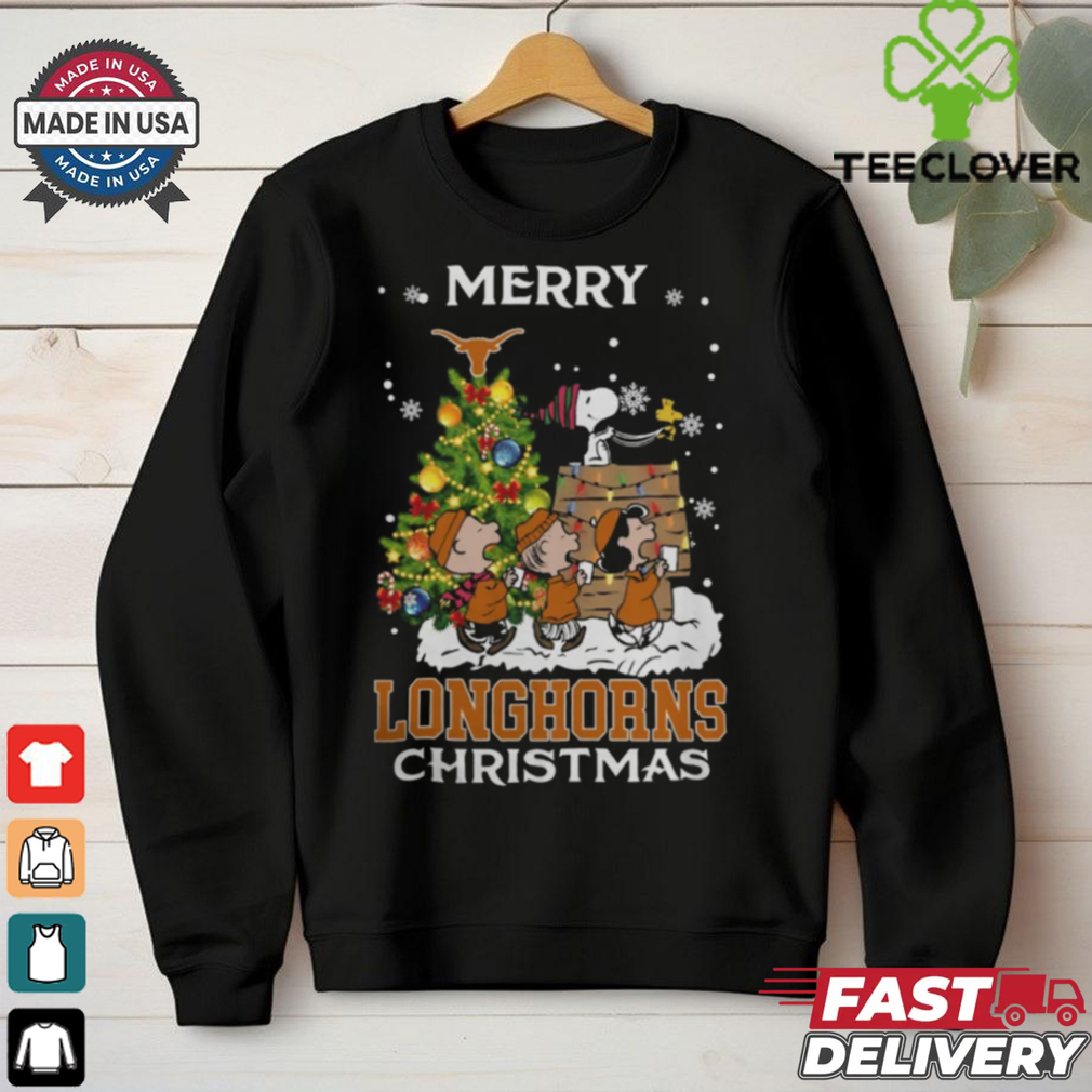 2024 Texas Longhorns Snoopy And Friends Merry Christmas Shirt 2024 Texas Longhorns Snoopy And Friends Merry Christmas Shirt