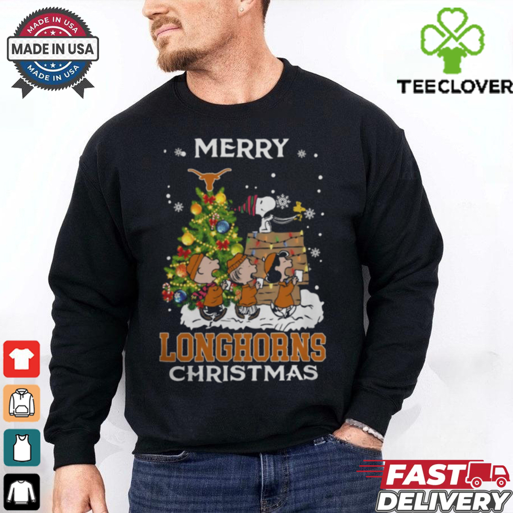2024 Texas Longhorns Snoopy And Friends Merry Christmas Shirt 2024 Texas Longhorns Snoopy And Friends Merry Christmas Shirt