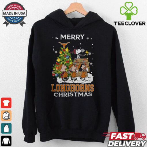 2024 Texas Longhorns Snoopy And Friends Merry Christmas Shirt