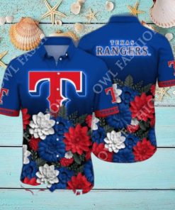2024 Texas Rangers MLB Baseball Flower Hawaii Shirt