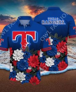2024 Texas Rangers MLB Baseball Flower Hawaii Shirt