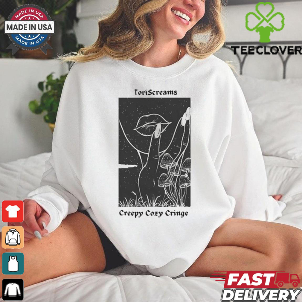 2024 Toriscreams Creepy Cozy Cringe Shirt 2024 Toriscreams Creepy Cozy Cringe Shirt