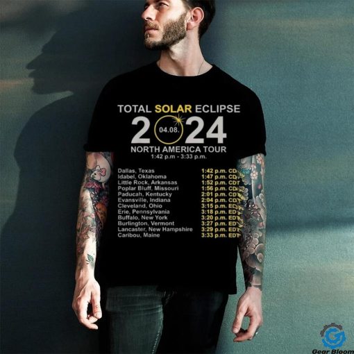 2024 Total Solar Eclipse April 8 Path Of The Eclipse Shirt