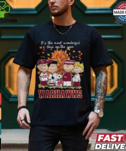 2024 ULM Warhawks x Peanuts Snoopy Is The Most Wonderful Time Of The Year Shirt