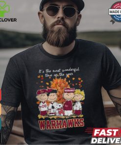 2024 ULM Warhawks x Peanuts Snoopy Is The Most Wonderful Time Of The Year Shirt