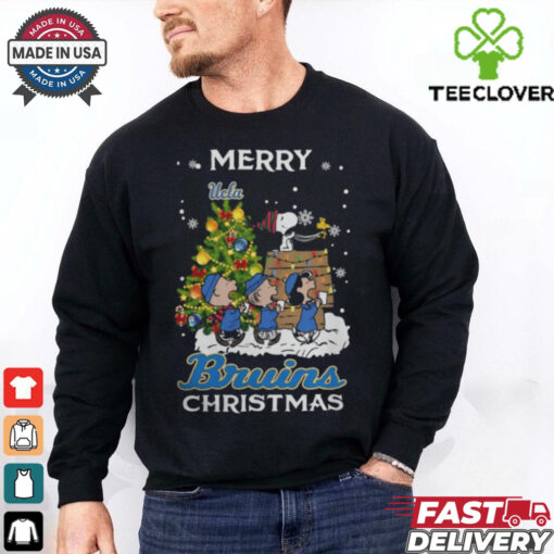 2024 Ucla Bruins Snoopy And Friends Merry Christmas Shirt