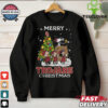 2024 Texas Rangers Snoopy And Friends Merry Christmas Shirt