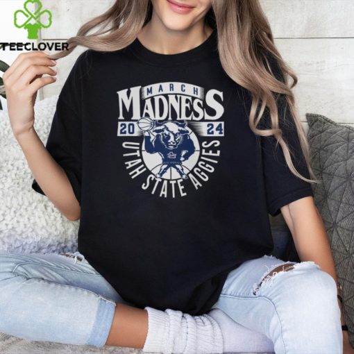 2024 Utah State Aggies Artwork Iconic March Madness Tee