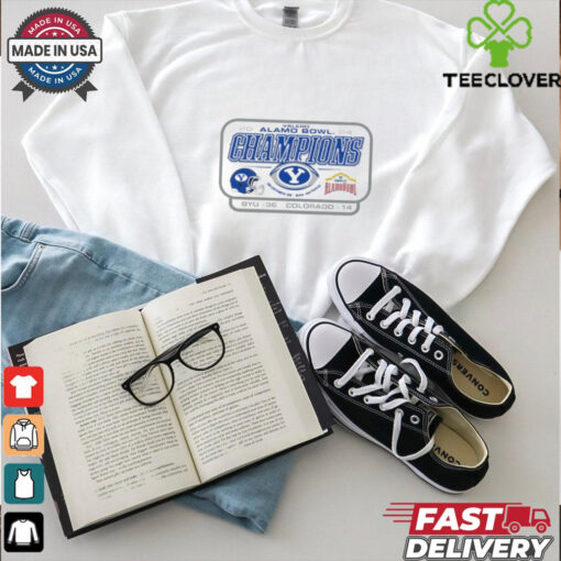 2024 Valero Alamo Bowl BYU Cougars Champions Score Shirt