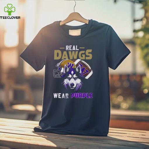 2024 Washington Huskies Real Dawgs Wear Purple Wolf hoodie, sweater, longsleeve, shirt v-neck, t-shirt