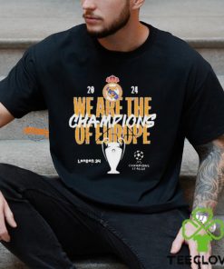 2024 We Are The Champions Of Europe Real Madrid UEFA Champions League T Shirt