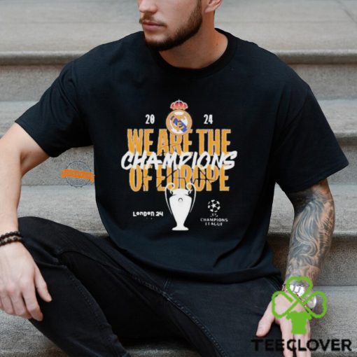 2024 We Are The Champions Of Europe Real Madrid UEFA Champions League T Shirt