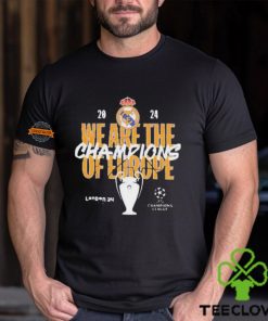 2024 We Are The Champions Of Europe Real Madrid UEFA Champions League T Shirt