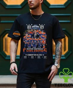 2024 Western Conference 8 Time Champions Edmonton Oilers T Shirt