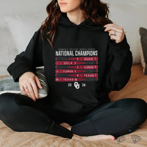 2024 Women’s College World Series National Champions Oklahoma Sooners NCAA Division I Softball hoodie, sweater, longsleeve, shirt v-neck, t-shirt