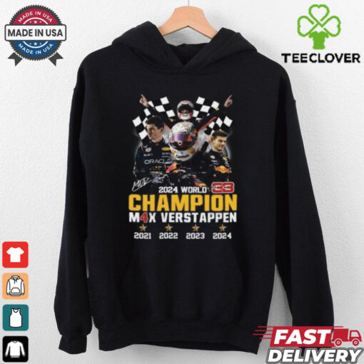 2024 World 33 Champions Max Verstappen Signature Unisex T Shirt