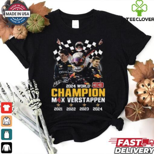 2024 World 33 Champions Max Verstappen Signature Unisex T Shirt