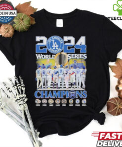 2024 World Series Champions LA Dodgers X Players Walking Shirt