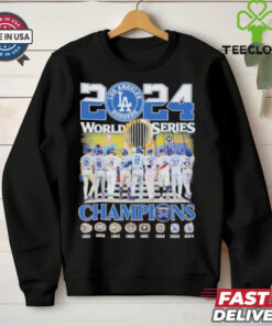 2024 World Series Champions LA Dodgers X Players Walking Shirt