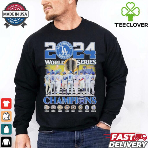 2024 World Series Champions LA Dodgers X Players Walking Shirt