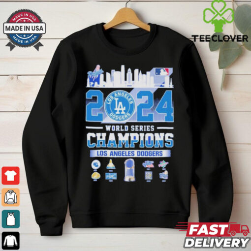 2024 World Series Champions Los Angeles Dodgers 1955 1959 1963 1985 1981 1988 2020 2024 Shirt