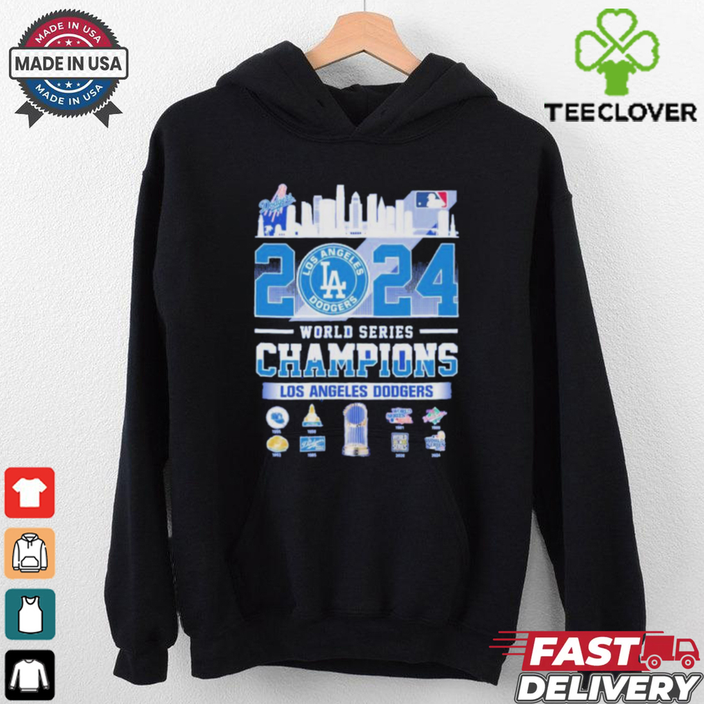 2024 World Series Champions Los Angeles Dodgers 1955 1959 1963 1985 1981 1988 2020 2024 Shirt 2024 World Series Champions Los Angeles Dodgers 1955 1959 1963 1985 1981 1988 2020 2024 Shirt
