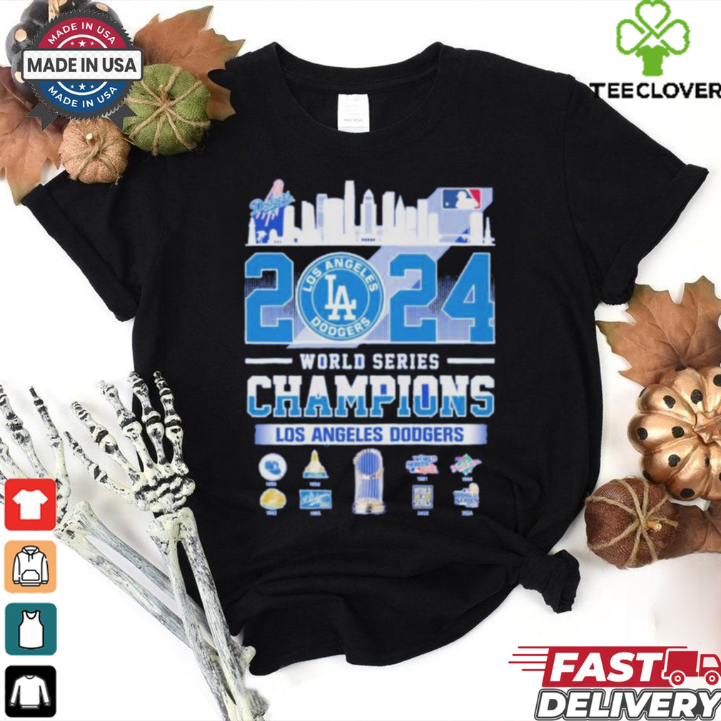 2024 World Series Champions Los Angeles Dodgers 1955 1959 1963 1985 1981 1988 2020 2024 Shirt 2024 World Series Champions Los Angeles Dodgers 1955 1959 1963 1985 1981 1988 2020 2024 Shirt