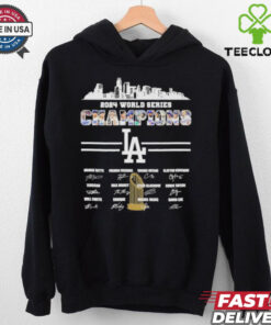 2024 World Series Champions Los Angeles Dodgers Skyline Players Shirt 3 2024 World Series Champions Los Angeles Dodgers Skyline Players Shirt