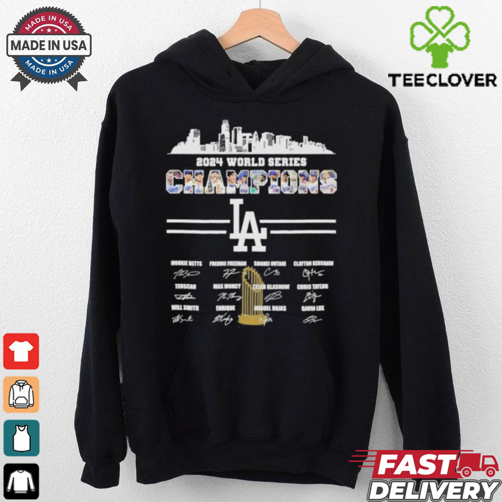 2024 World Series Champions Los Angeles Dodgers Skyline Players Shirt 2024 World Series Champions Los Angeles Dodgers Skyline Players Shirt