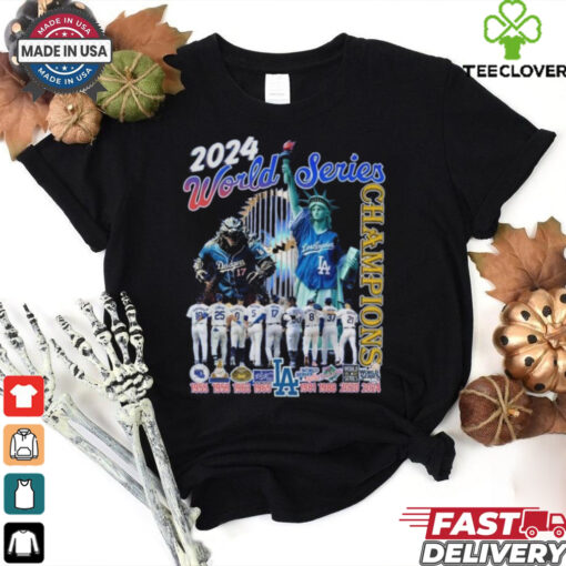 2024 World Series Champions Los Angeles Dodgers x Godzilla x Liberty Shirt