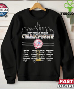 2024 World Series Champions New York Yankees Skyline Players Shirt 2 2024 World Series Champions New York Yankees Skyline Players Shirt