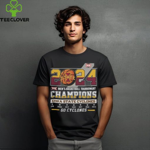 2024 XII Men’s Basketball Tournament Champions Iowa State Cyclones T Shirts