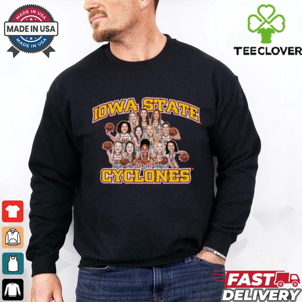 2024 iowa state women's basketball team long sleeve tee 2024 iowa state women's basketball team long sleeve tee