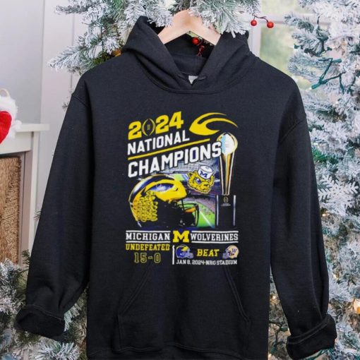 2024 national champions Michigan Wolverines undefeated beat Washington Huskies 15 0 hoodie, sweater, longsleeve, shirt v-neck, t-shirt