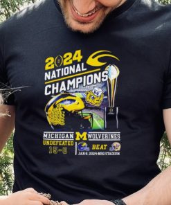 2024 national champions Michigan Wolverines undefeated beat Washington Huskies 15 0 hoodie, sweater, longsleeve, shirt v-neck, t-shirt