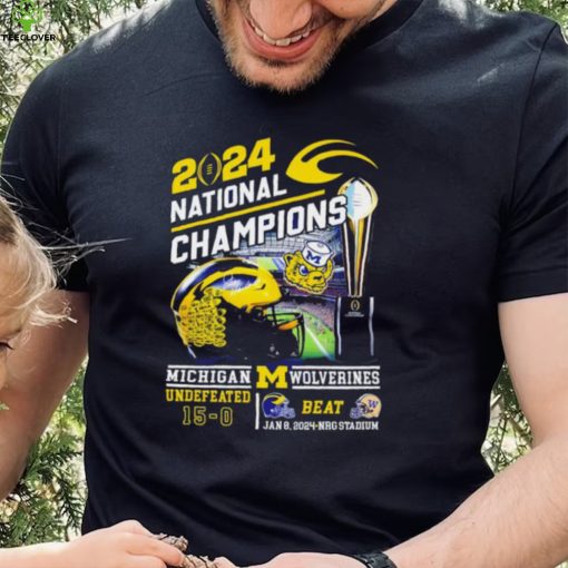 2024 national champions Michigan Wolverines undefeated beat Washington Huskies 15 0 hoodie, sweater, longsleeve, shirt v-neck, t-shirt