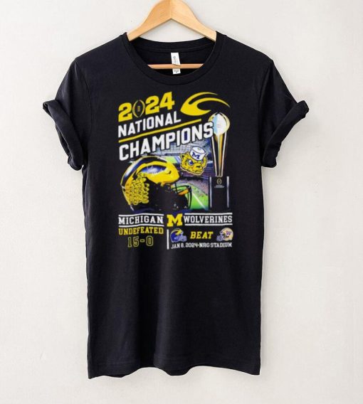 2024 national champions Michigan Wolverines undefeated beat Washington Huskies 15 0 hoodie, sweater, longsleeve, shirt v-neck, t-shirt