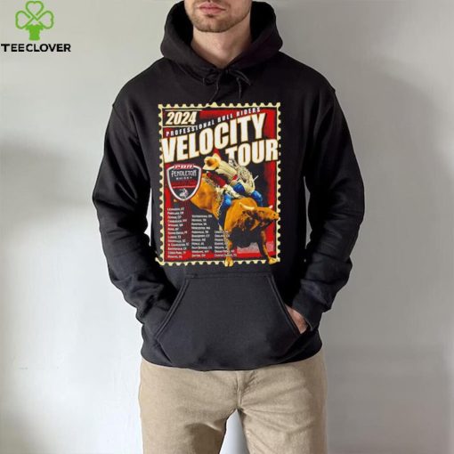 2024 professional bull riders Velocity Tour routing stamp hoodie, sweater, longsleeve, shirt v-neck, t-shirt