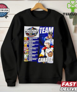 2025 4 Nations Face Off Can Fin Swe Usa team Canada graphic shirt