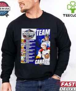 2025 4 Nations Face Off Can Fin Swe Usa team Canada graphic shirt