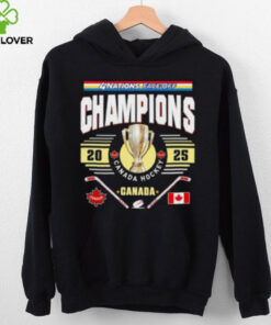 2025 4 Nations Face Off Champions Canada Nhl Trophy Shirt