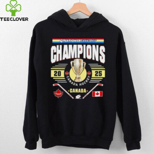 2025 4 Nations Face Off Champions Canada Nhl Trophy Shirt