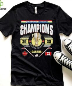 2025 4 Nations Face Off Champions Canada Nhl Trophy Shirt