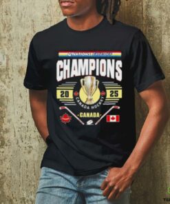 2025 4 Nations Face Off Champions Canada Nhl Trophy Shirt